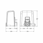 Bīdāmo vārtu automātika Deimos 600 230V MAG
